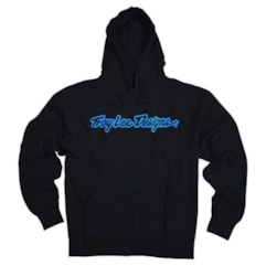 Blusa de Moletom TroyLee Signature Preto/Azul Blusa de Moletom TroyLee Signature Preto/Azul