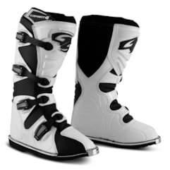 Bota Motocross e Trilha Pro Tork Combat 4 Black/White Bota Motocross e Trilha Pro Tork Combat 4 Black/White