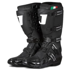 Bota Motocross Off Road Articulada Jett Lite Preta Bota Motocross Off Road Articulada Jett Lite Preta