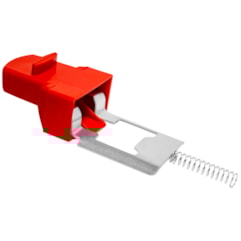 Botão De Abertura Da Fechadura Para Bauleto Pro Tork 28L E 45L Vermelho Botão De Abertura Da Fechadura Para Bauleto Pro Tork 28L E 45L Vermelho
