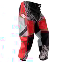 Calça Motocross Infantil Insane Vermelho Calça Motocross Infantil Insane Vermelho