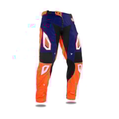 Calça Motocross Jett Evolution 2 2019 Azul Escuro/Laranja Calça Motocross Jett Evolution 2 2019 Azul Escuro/Laranja