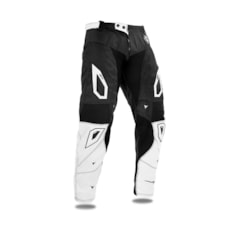 Calça Motocross Jett Evolution 2 2019 Branco/Preto Calça Motocross Jett Evolution 2 2019 Branco/Preto