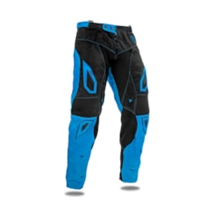 Calça Motocross Jett Evolution 2 Preto/Azul Calça Motocross Jett Evolution 2 Preto/Azul