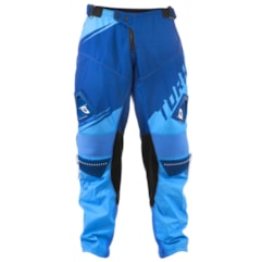 Calça Motocross Pro Tork Factory Edition Azul e Azul Claro Calça Motocross Pro Tork Factory Edition Azul e Azul Claro
