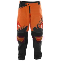 Calça Motocross Pro Tork Factory Edition Preto e Laranja Calça Motocross Pro Tork Factory Edition Preto e Laranja