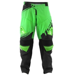 Calça Motocross Pro Tork Factory Edition Preto e Verde Calça Motocross Pro Tork Factory Edition Preto e Verde