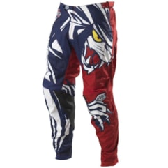 Calça Motocross Troy Lee GP Predador Vermelho/Azul Calça Motocross Troy Lee GP Predador Vermelho/Azul