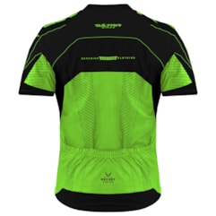Camisa Ciclismo Ultra Bikes Max Dry Manga Curta Preto e Verde Camisa Ciclismo Ultra Bikes Max Dry Manga Curta Preto e Verde
