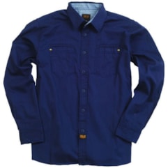 Camisa Masculino Troy Lee Kickstart Azul Marinho Camisa Masculino Troy Lee Kickstart Azul Marinho