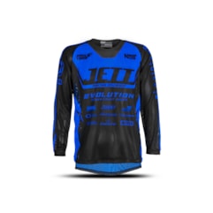 Camisa Motocross Infantil Jett Evolution Miami Blue Camisa Motocross Infantil Jett Evolution Miami Blue