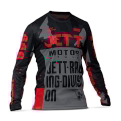 Camisa Motocross Jett Factory Edition 3 Vermelho Camisa Motocross Jett Factory Edition 3 Vermelho