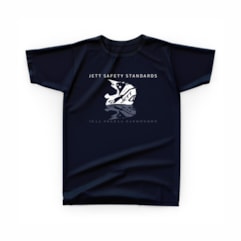 Camiseta Básica Casual Pro Tork Jett Safety Standards Azul Marinho Camiseta Básica Casual Pro Tork Jett Safety Standards Azul Marinho