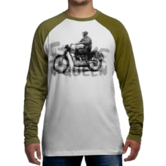 Camiseta Manga Longa Troy Lee MCQueen Circa 64 Camiseta Manga Longa Troy Lee MCQueen Circa 64
