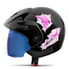 Capacete Atomic For Girls Preto VIS.IRIDIUM Capacete Atomic For Girls Preto VIS.IRIDIUM