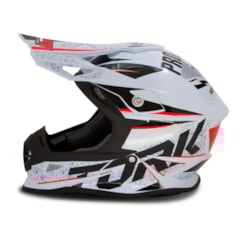 Capacete Cross Pro Tork Fast 788 Skull Vermelho Capacete Cross Pro Tork Fast 788 Skull Vermelho