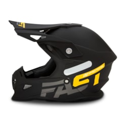Capacete Cross Pro Tork Fast 788 Solid Amarelo Capacete Cross Pro Tork Fast 788 Solid Amarelo