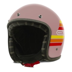 Capacete Custom Aberto Old Years Fosco Old School Vintage Chopper Classico Etceter Rosa Capacete Custom Aberto Old Years Fosco Old School Vintage Chopper Classico Etceter Rosa