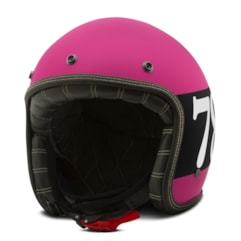 Capacete Custom Seven Eight Fosco Etceter Rosa Capacete Custom Seven Eight Fosco Etceter Rosa