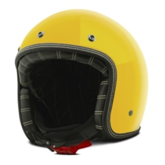 Capacete Custom Solid Etceter Amarelo Capacete Custom Solid Etceter Amarelo