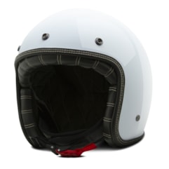 Capacete Custom Solid Etceter Branco Capacete Custom Solid Etceter Branco