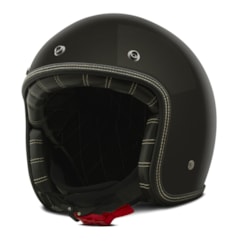 Capacete Custom Solid Etceter Matte Black Capacete Custom Solid Etceter Matte Black