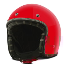 Capacete Custom Solid Etceter Vermelho Capacete Custom Solid Etceter Vermelho