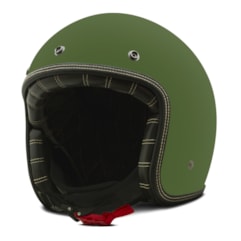 Capacete Custom Solid Fosco Etceter Green Capacete Custom Solid Fosco Etceter Green