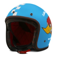 Capacete Custom Sucker Fosco Etceter Azul Claro Capacete Custom Sucker Fosco Etceter Azul Claro