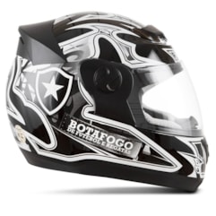 Capacete Fechado Oficial Pro Tork Evolution 3G Botafogo Capacete Fechado Oficial Pro Tork Evolution 3G Botafogo