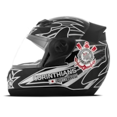 Capacete Fechado Oficial Pro Tork Evolution 3G Corinthians Capacete Fechado Oficial Pro Tork Evolution 3G Corinthians