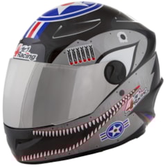 Capacete Fechado Pro Tork 4 Racing Bomber Helmet Capacete Fechado Pro Tork 4 Racing Bomber Helmet
