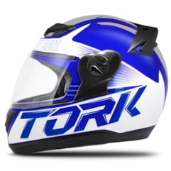 Capacete Fechado Pro Tork Evolution G7 Azul e Cinza Capacete Fechado Pro Tork Evolution G7 Azul e Cinza