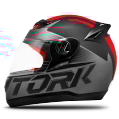 Capacete Fechado Pro Tork Evolution G7 Preto/Vermelho Fosco Capacete Fechado Pro Tork Evolution G7 Preto/Vermelho Fosco