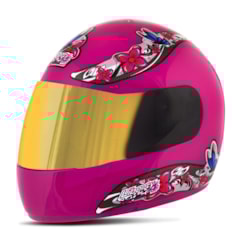 Capacete Liberty Four For Girls Rosa VIS.DOURADA Capacete Liberty Four For Girls Rosa VIS.DOURADA