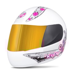 Capacete Liberty Four Kids For Girls VIS.DOURADA Capacete Liberty Four Kids For Girls VIS.DOURADA