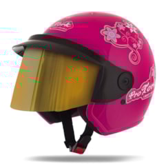 Capacete Liberty Three For Girls Rosa VIS.DOURADA Capacete Liberty Three For Girls Rosa VIS.DOURADA