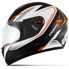 Capacete Mixs Mod. Fokker Carbon X 2019 Laranja Pt Fosco Capacete Mixs Mod. Fokker Carbon X 2019 Laranja Pt Fosco
