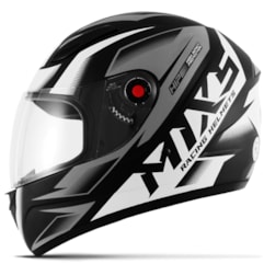 Capacete Mixs Mod. Fokker Storm 2019 Grafite Pt Fosco Capacete Mixs Mod. Fokker Storm 2019 Grafite Pt Fosco