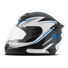 Capacete Mixs MX2 Carbon X Azul Brilhante Capacete Mixs MX2 Carbon X Azul Brilhante