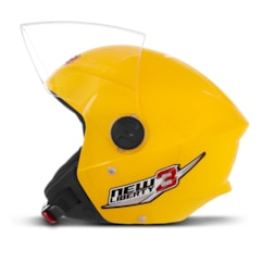 Capacete Moto Aberto Pro Tork New Liberty 3 Amarelo Capacete Moto Aberto Pro Tork New Liberty 3 Amarelo