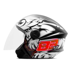 Capacete Moto Aberto Pro Tork New Liberty 3 GP 88 Preto Capacete Moto Aberto Pro Tork New Liberty 3 GP 88 Preto