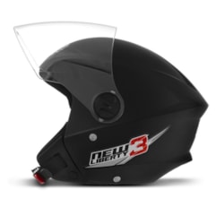 Capacete Moto Aberto Pro Tork New Liberty 3 Preto Fosco Capacete Moto Aberto Pro Tork New Liberty 3 Preto Fosco