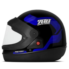 Capacete Moto Automático Pro Tork SM Sport Moto 788 Azul Capacete Moto Automático Pro Tork SM Sport Moto 788 Azul