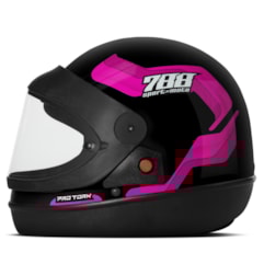 Capacete Moto Automático Pro Tork SM Sport Moto 788 Rosa Capacete Moto Automático Pro Tork SM Sport Moto 788 Rosa