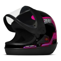 Capacete Moto Automático Pro Tork SM Sport Moto 788 Rosa Capacete Moto Automático Pro Tork SM Sport Moto 788 Rosa