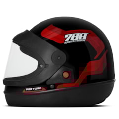 Capacete Moto Automático Pro Tork SM Sport Moto 788 Vermelho Capacete Moto Automático Pro Tork SM Sport Moto 788 Vermelho