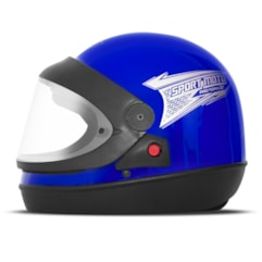 Capacete Moto Automático Pro Tork Sport Moto Azul Capacete Moto Automático Pro Tork Sport Moto Azul
