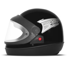 Capacete Moto Automático Pro Tork Sport Moto Preto Capacete Moto Automático Pro Tork Sport Moto Preto