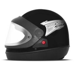 Capacete Moto Automático Pro Tork Sport Moto Preto Fosco Capacete Moto Automático Pro Tork Sport Moto Preto Fosco